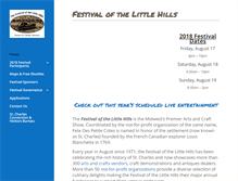 Tablet Screenshot of festivalofthelittlehills.com